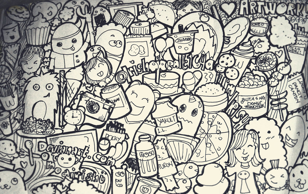 Doodle Art Wallpapers  WallpaperSafari