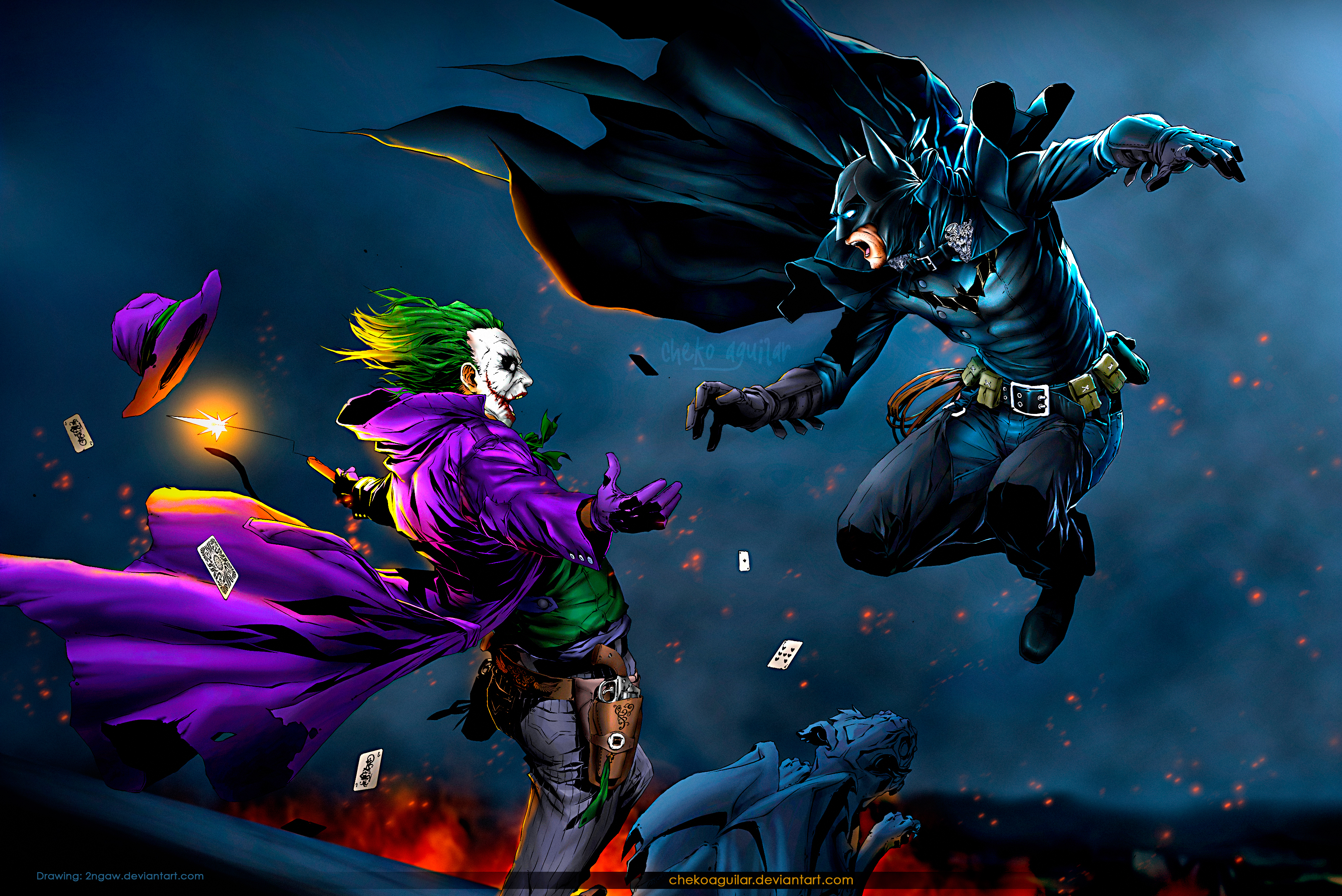 Batman vs Joker Wallpaper - WallpaperSafari