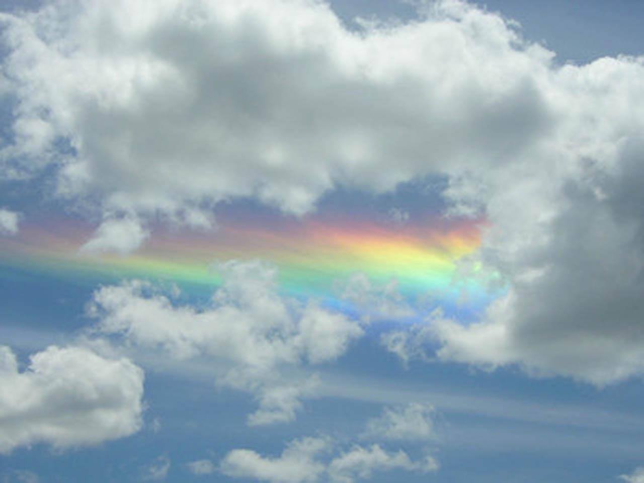 Rainbow Clouds Wallpaper WallpaperSafari