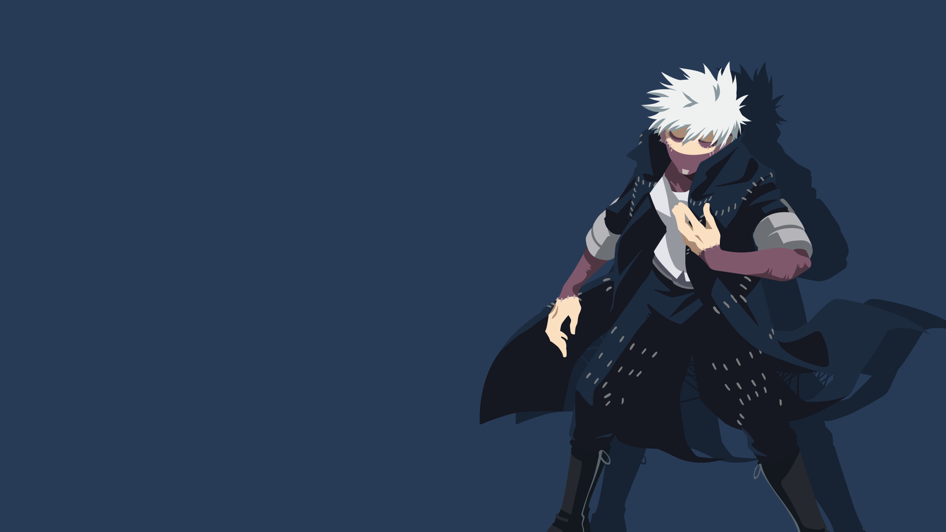 Dabi Wallpaper 4k Minimal Art My Hero Academia
