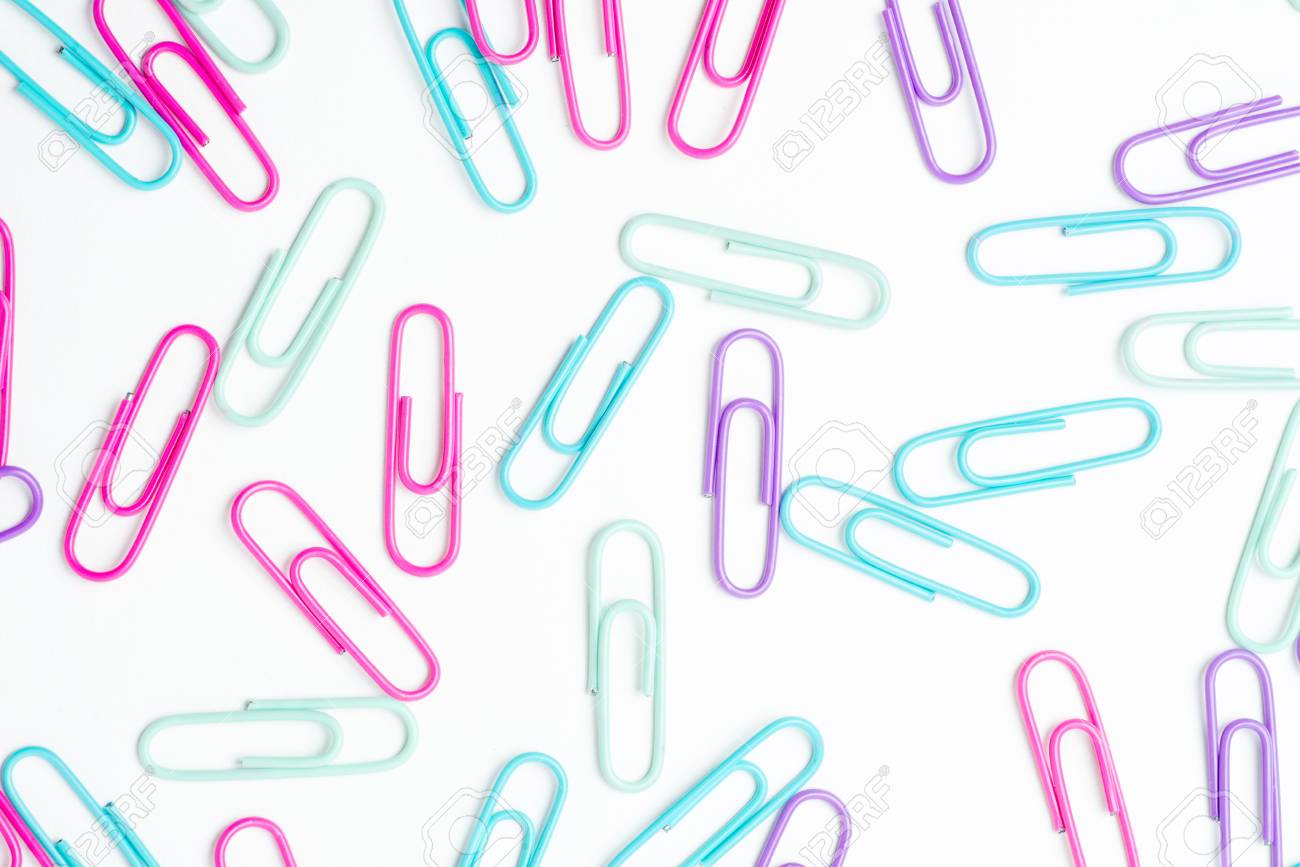 Isolated Paperclip Background Stock Photo Picture And Royalty