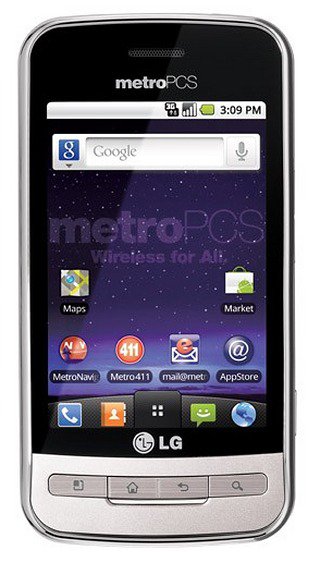 The LG Optimus M finds its way