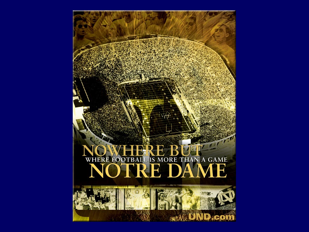 Notre Dame Football Wallpaper Tefferen