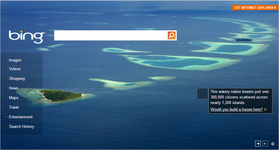 Maldives On Bing