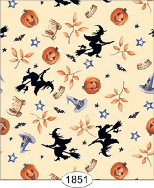 Dollhouse Miniature Wallpaper Halloween Witches This Is