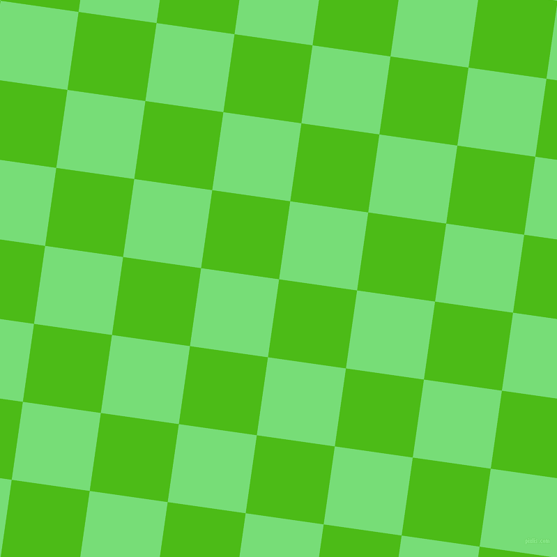  Kelly Green and Pastel Green checkers chequered checkered squares