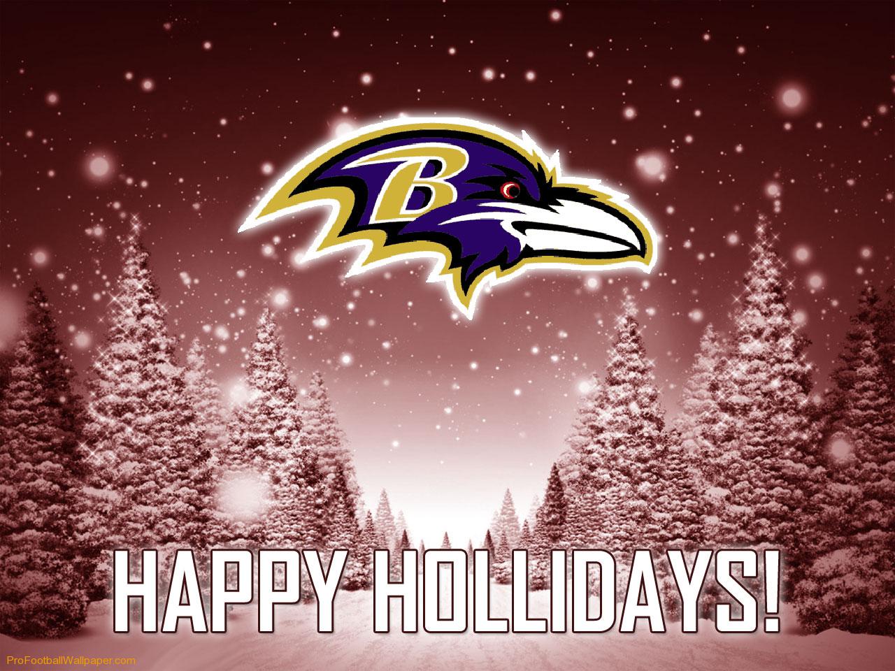 Baltimore Ravens Holidays Wallpaper HD Res