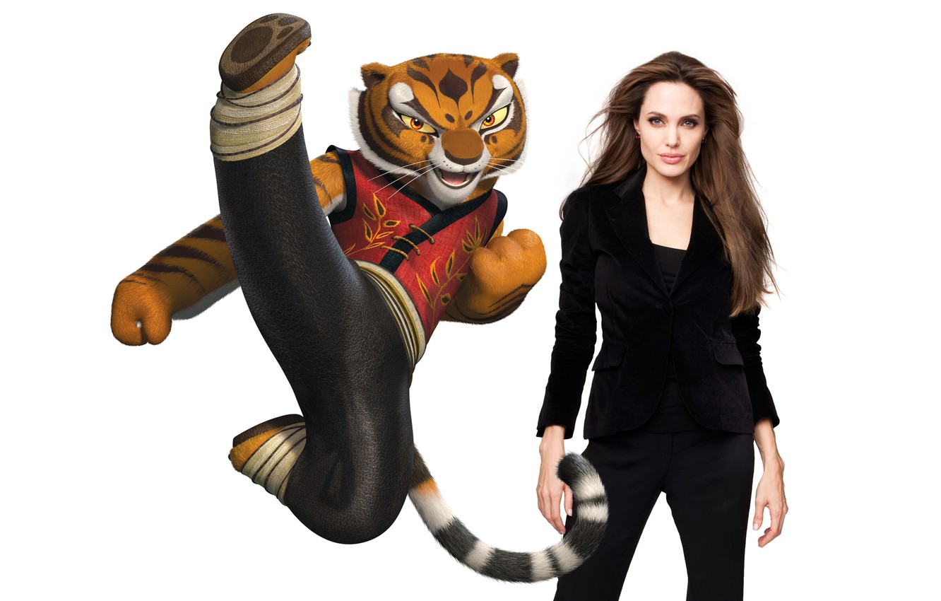 Wallpaper Actress Angelina Jolie White