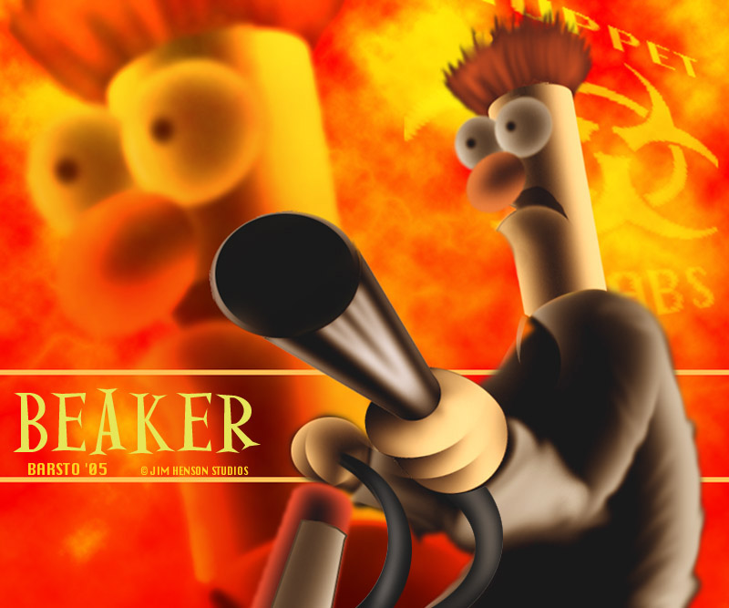 beaker muppets fire