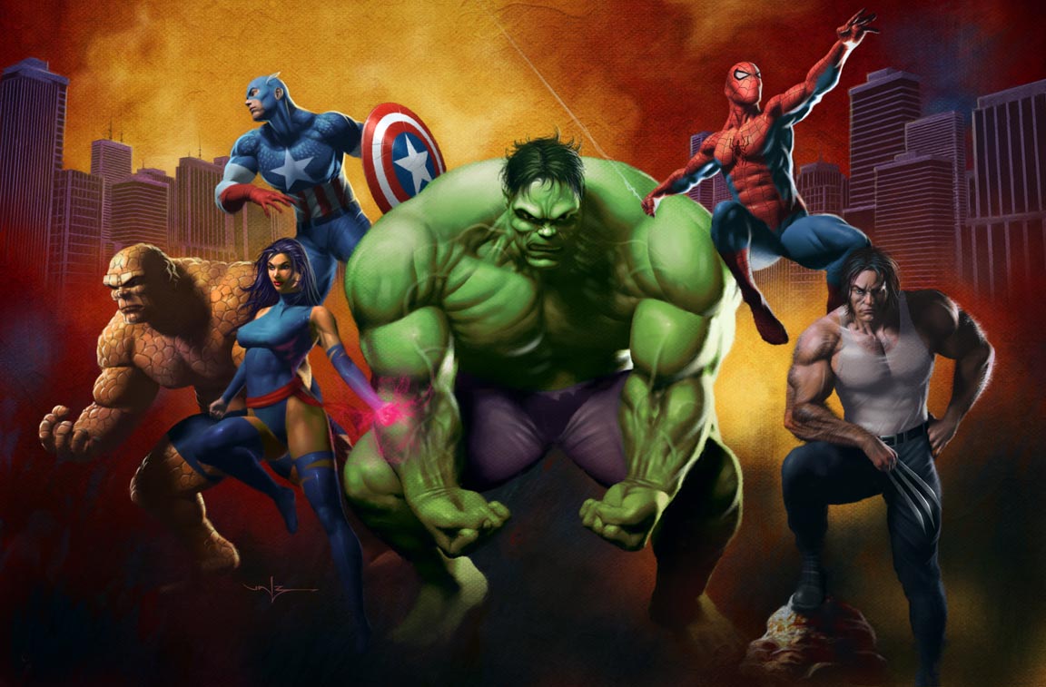 Marvel Superheroes Wallpaper Desktop
