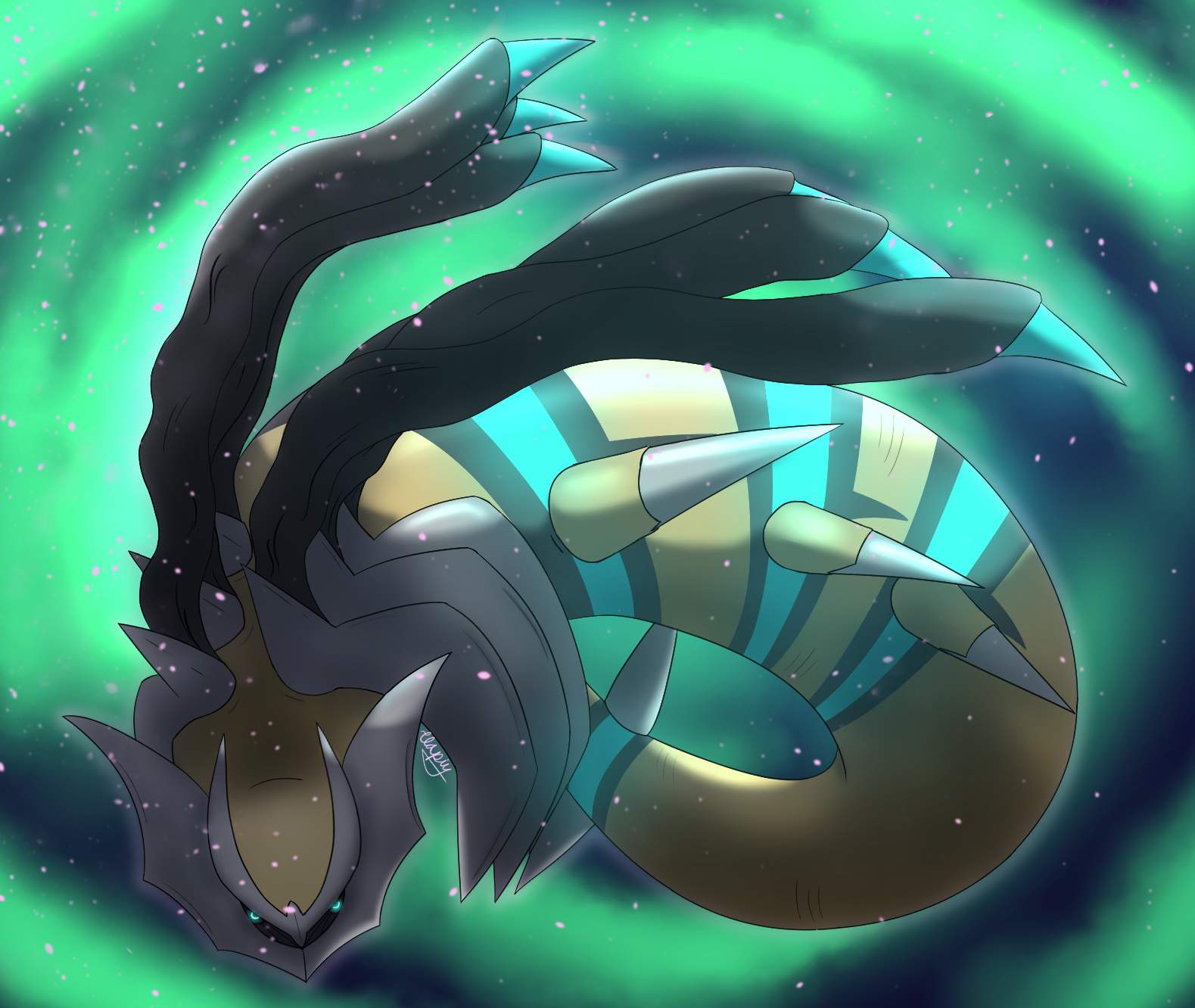 Giratina Shiny by TogeticIsa on DeviantArt