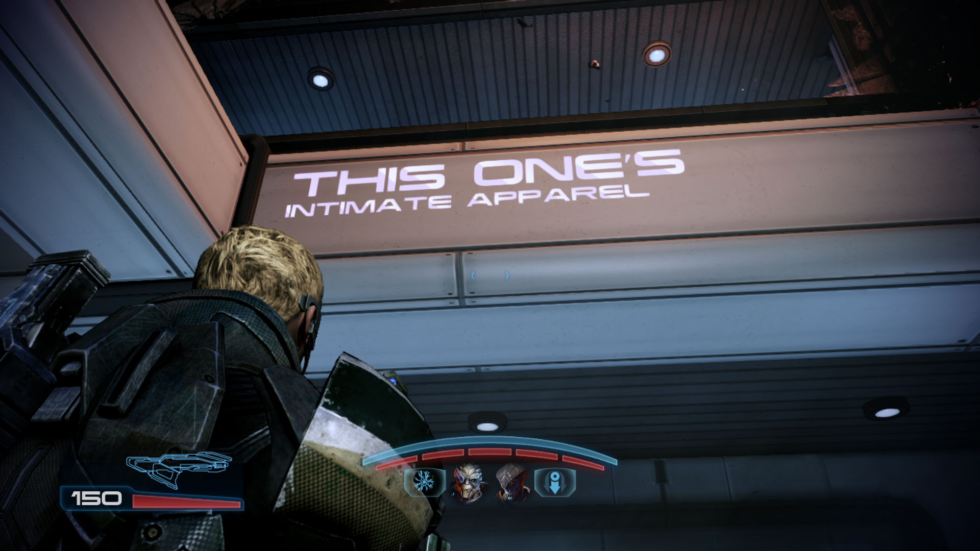 There S A Hanar With Lingerie Shop On The Citadel Masseffect
