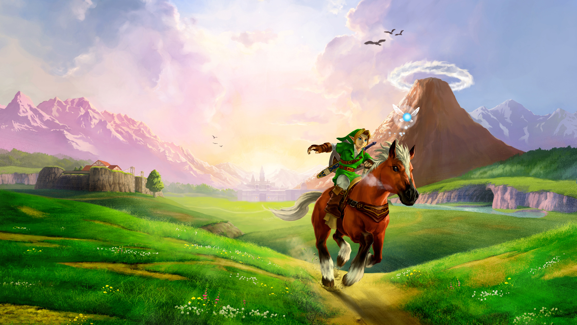 Link Hyrule Wallpaper The Legend Of Zelda