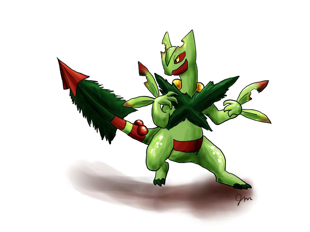 Mega Sceptile By Jaylynessa