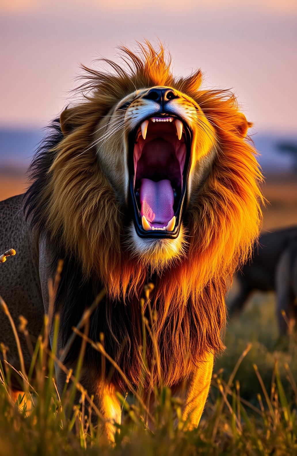 Lion Roar Wallpaper