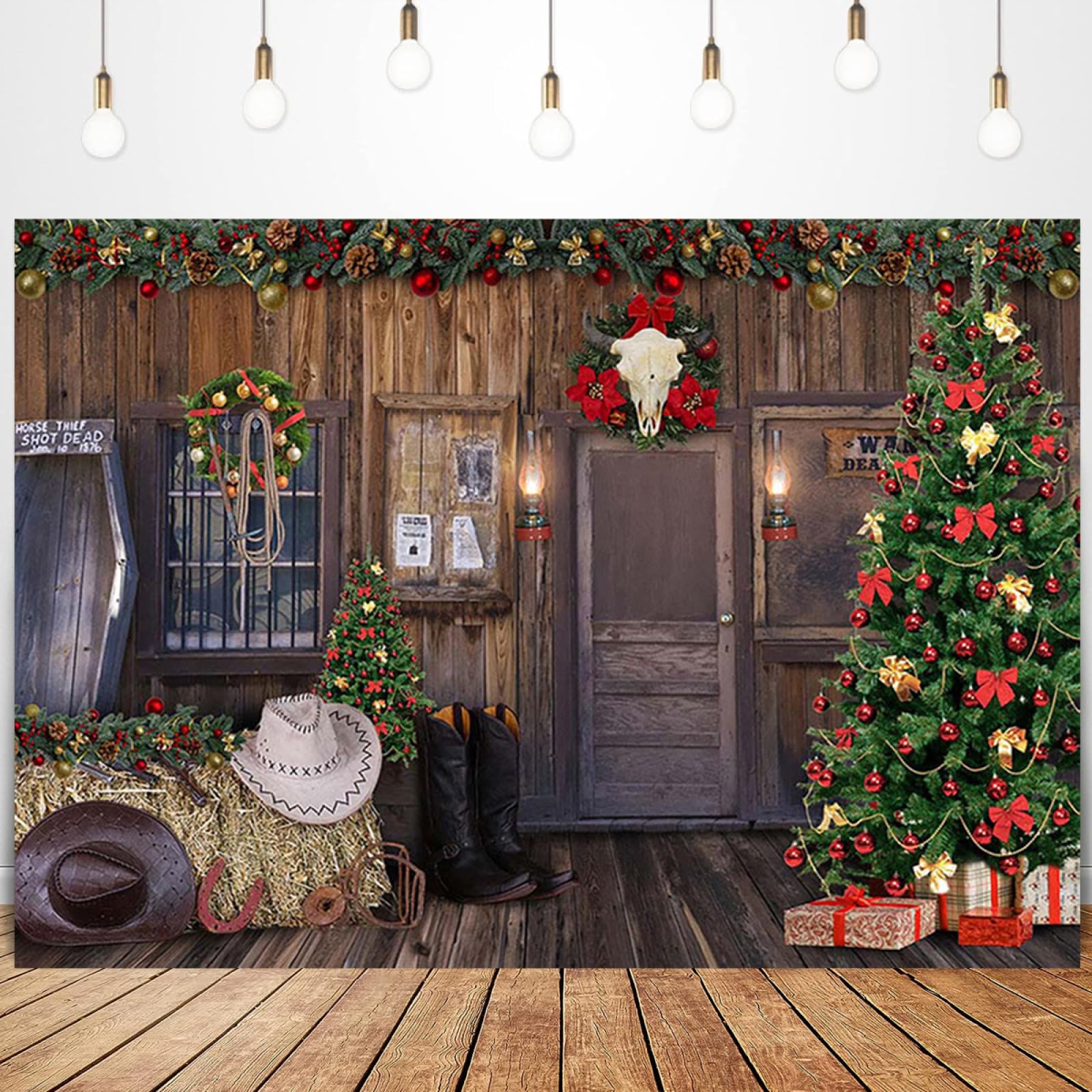 Western Christmas Wallpaper