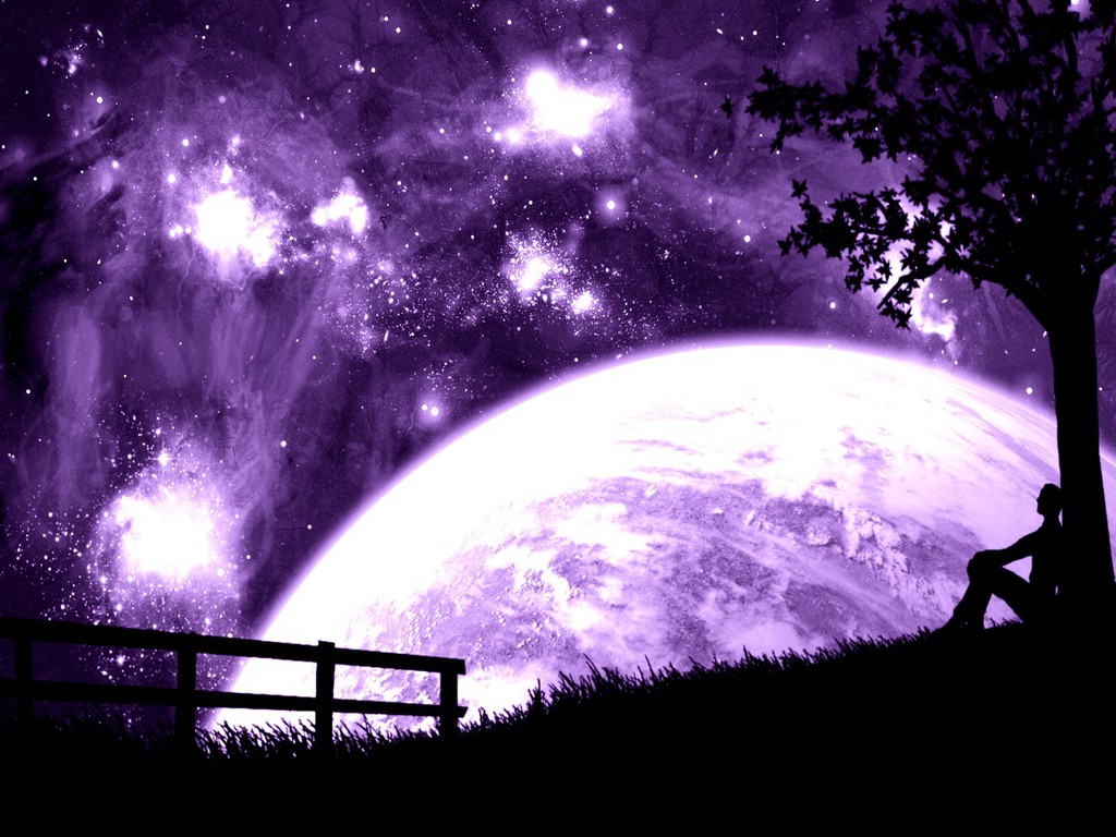 Purple Moon Wallpaper 2793 Hd Wallpapers in Space   Imagescicom