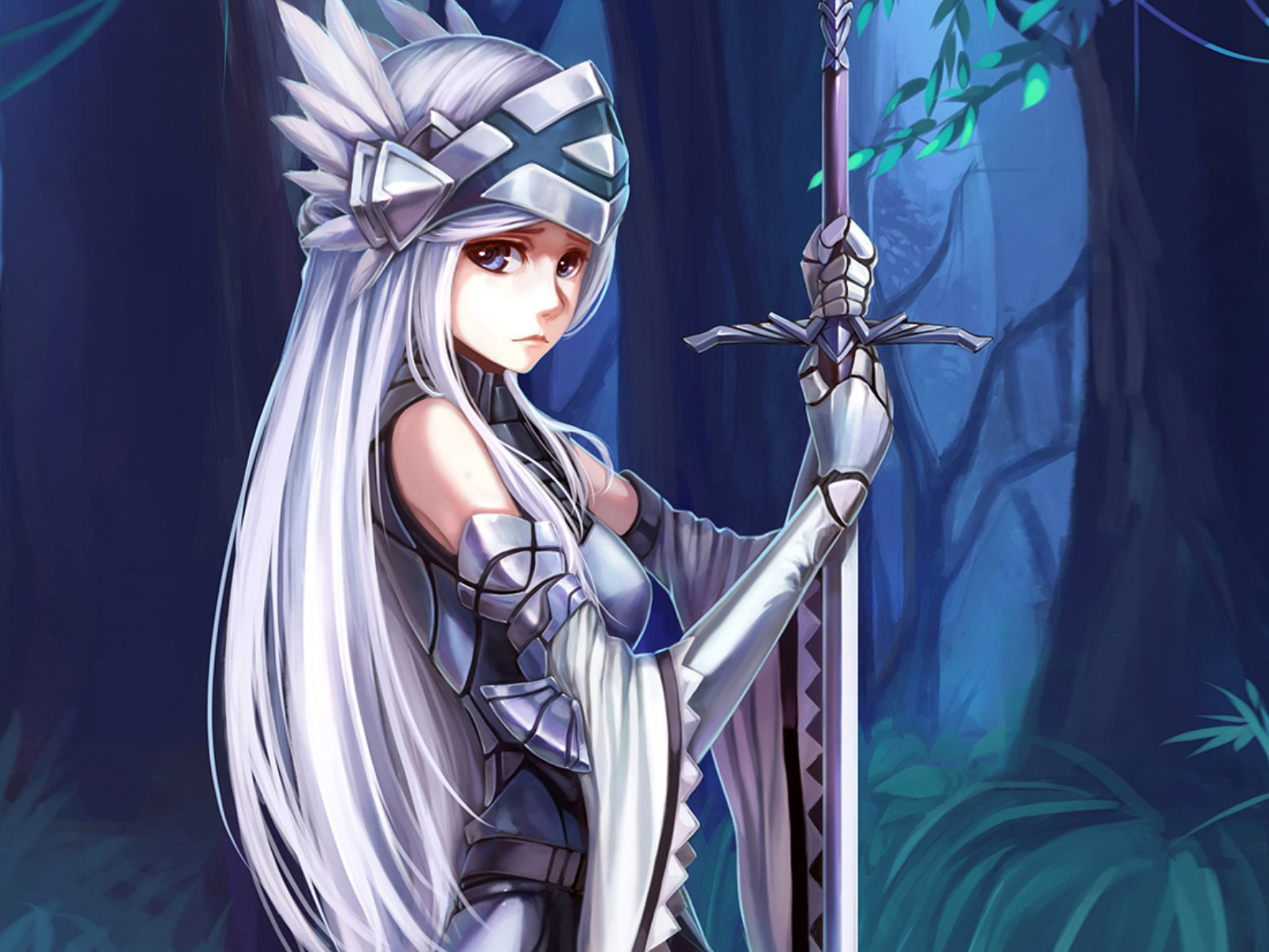 Lenessia Log Horizon Armor Sword Anime Girl HD Wallpaper Image Picture