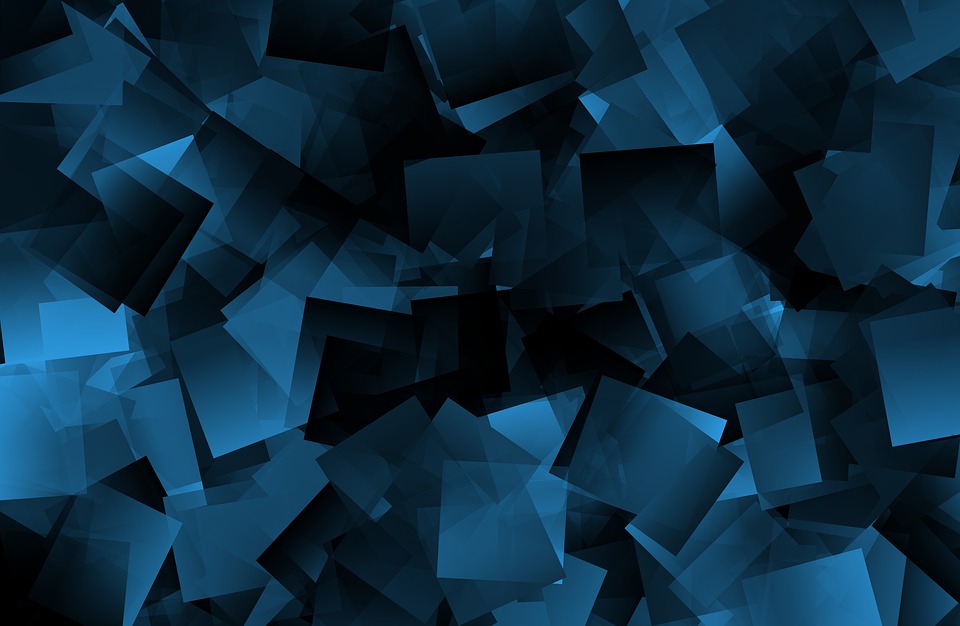 Photo Blue Square Wallpaper Form Shape Abstract