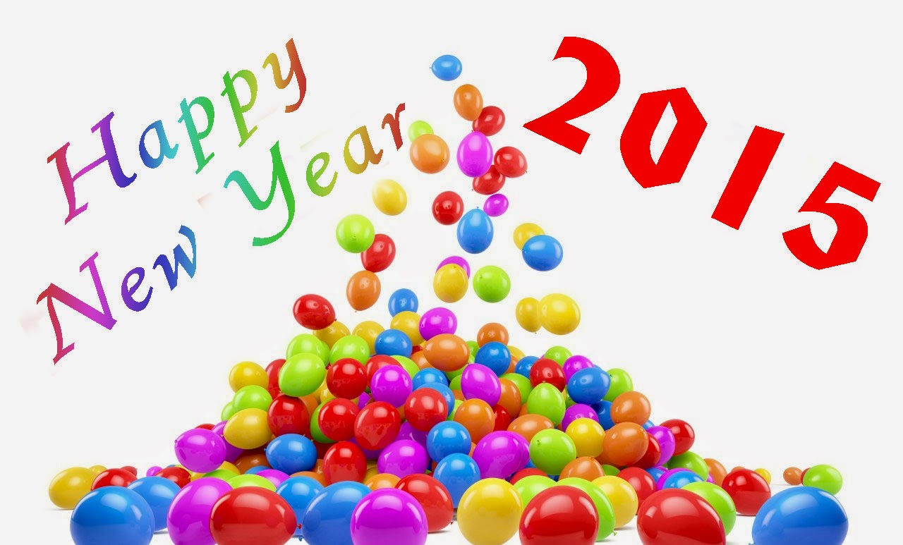 Ballon And Happy New Year Wallpaper High