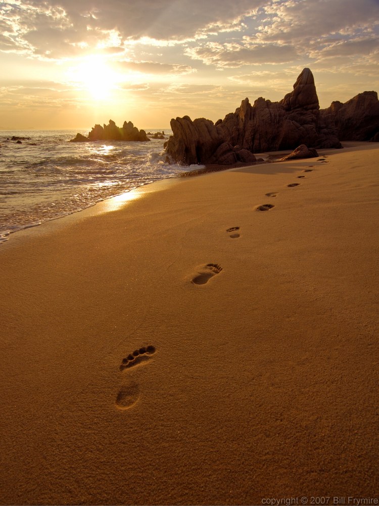 footprints the unknown boy s footprints