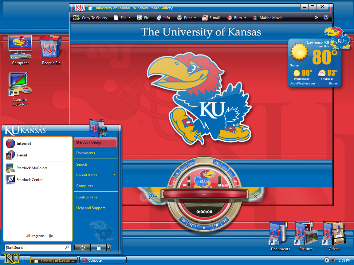 Mycolors University Of Kansas Desktop Screenshot