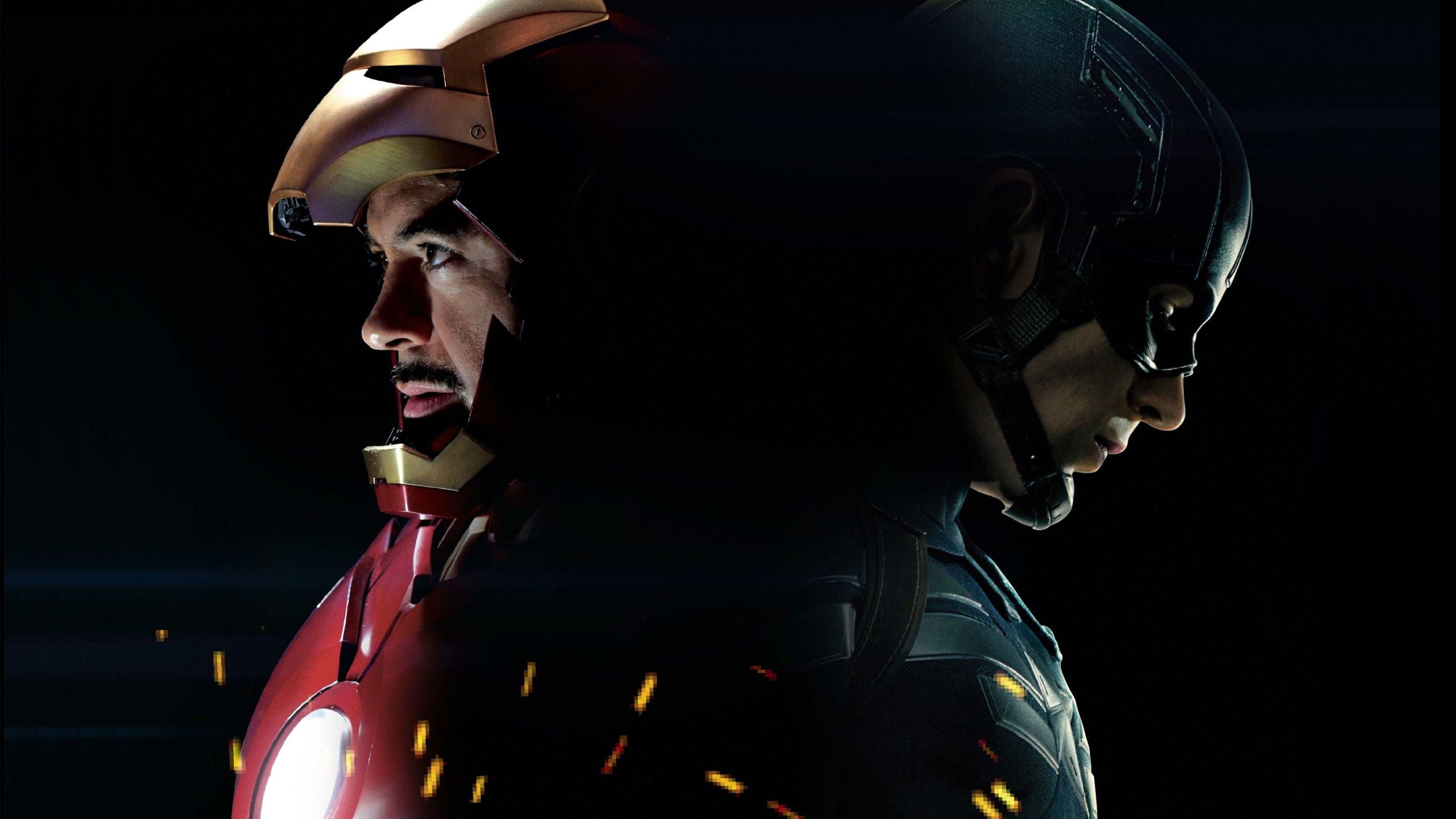 18] Captain America And Iron Man Wallpapers on WallpaperSafari 3840x2160