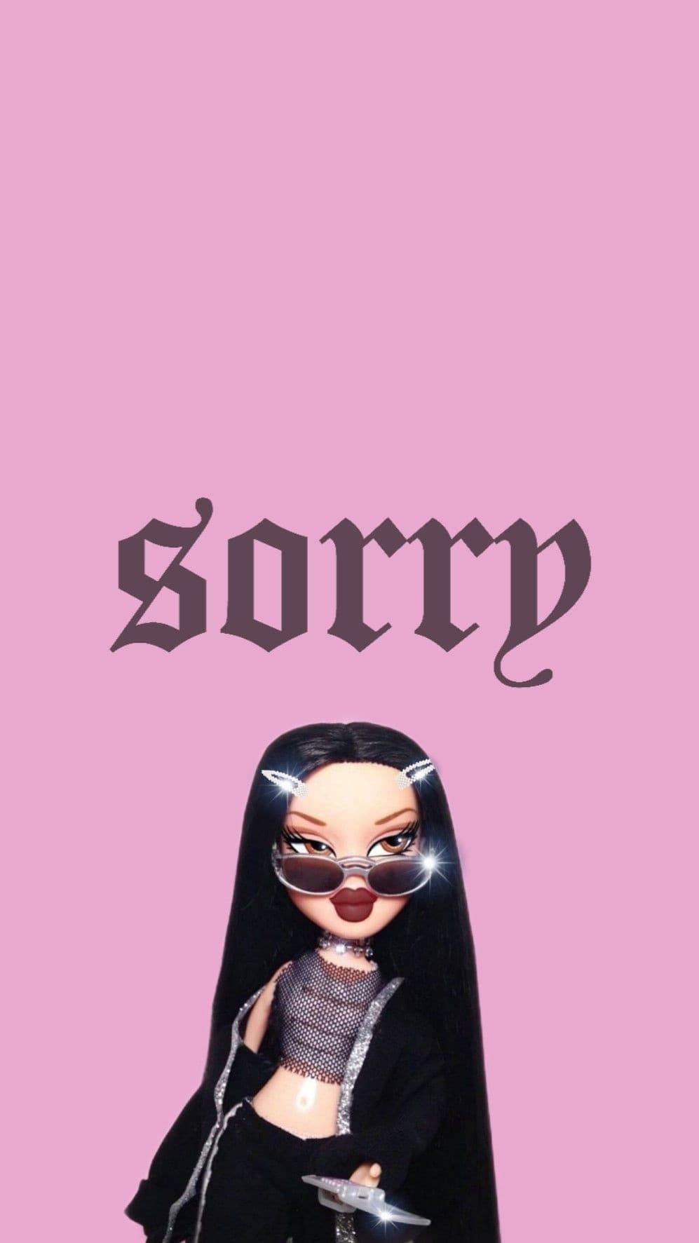 Bratz Sorry Wallpaper Bad Girl Pink