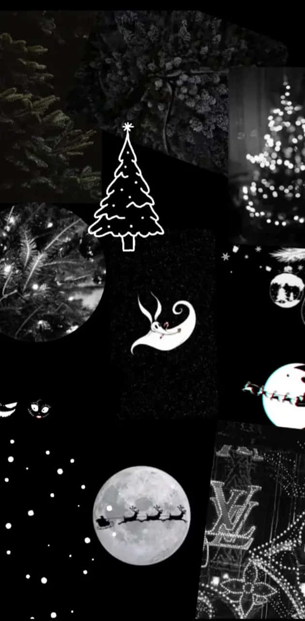 Dark Christmas Aesthetic Wallpaper