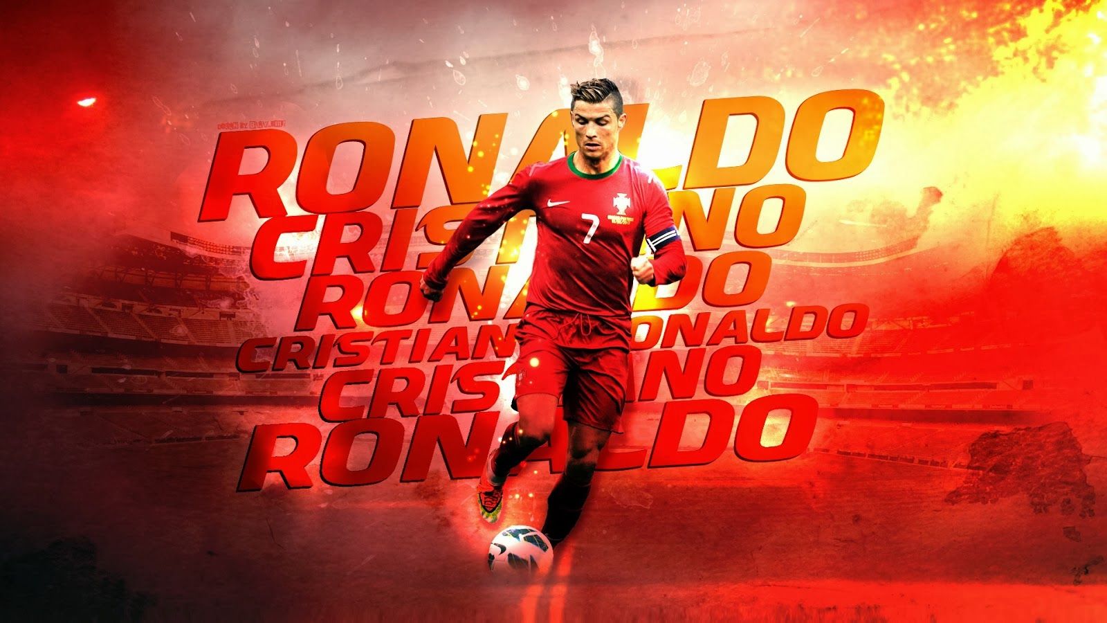 Cristiano Ronaldo Portugal Wallpaper by vekyR1 on DeviantArt