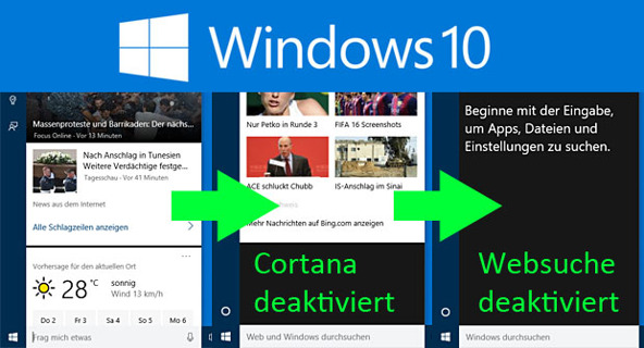 Windows Cortana Und Websuche Deaktivieren Anleitung Giga