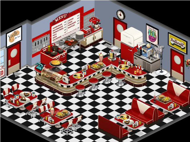 50s Diner Image Picture Code