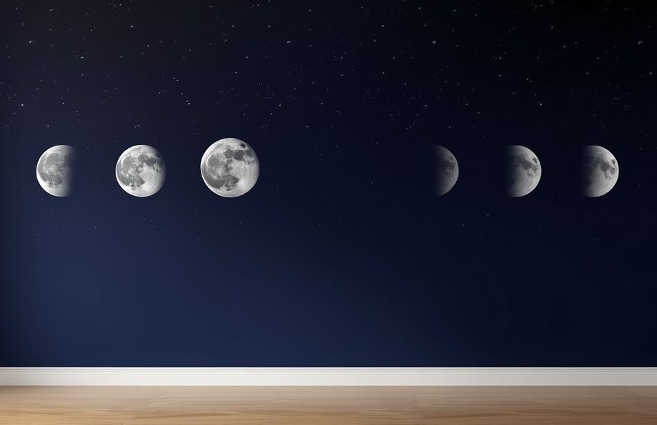Phases Of The Moon Wallpaper