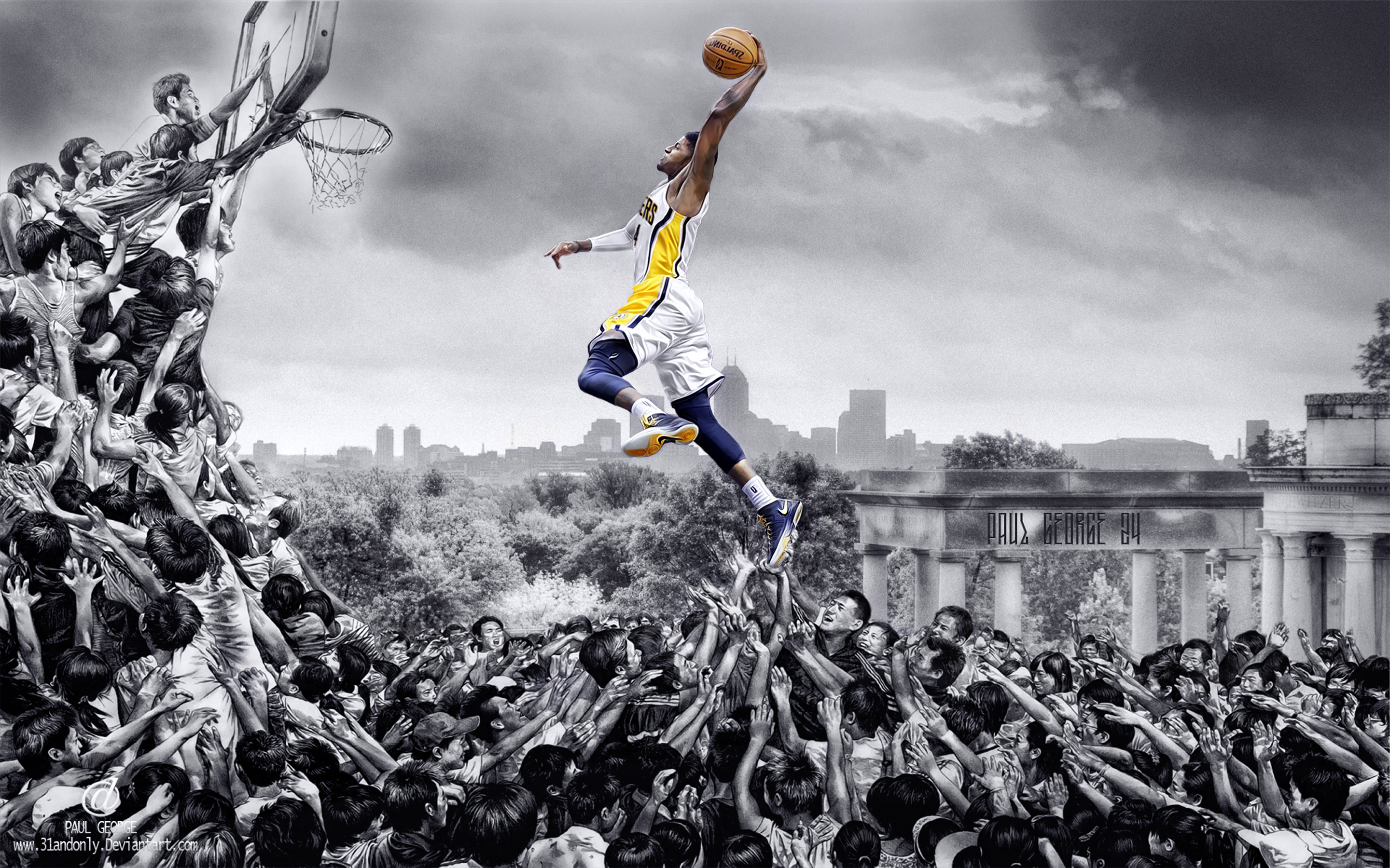 Go Back Images For Paul George Iphone Wallpaper 2880x1800