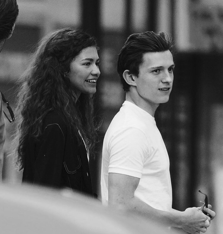 Zendaya Spiderman Far From Home And Tom Holland Image