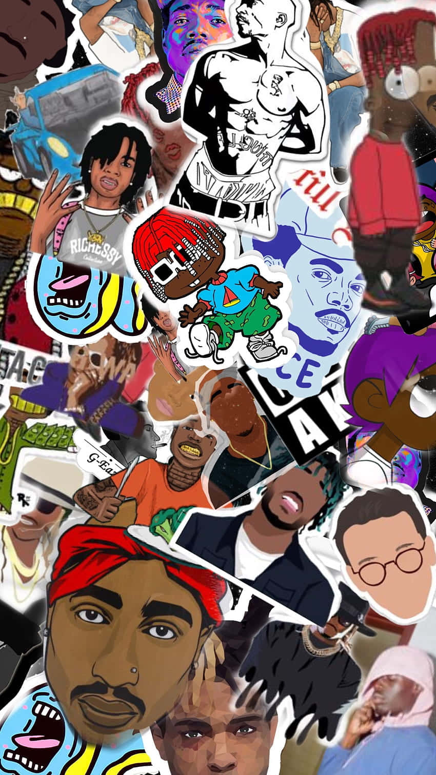 Rapper Collage Wallpaper
