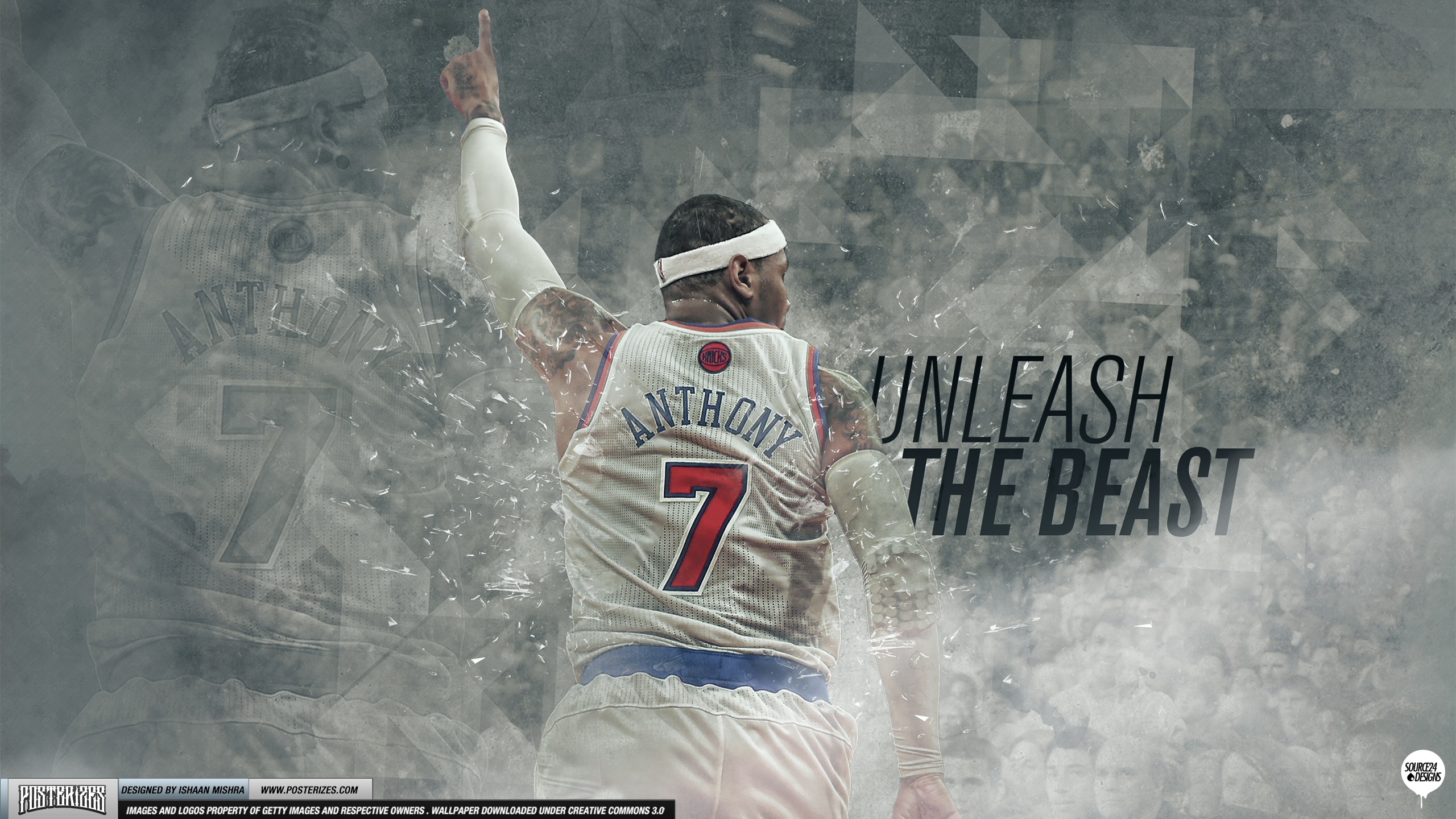 Carmelo Anthony Unleash The Beast Wallpaper Posterizes