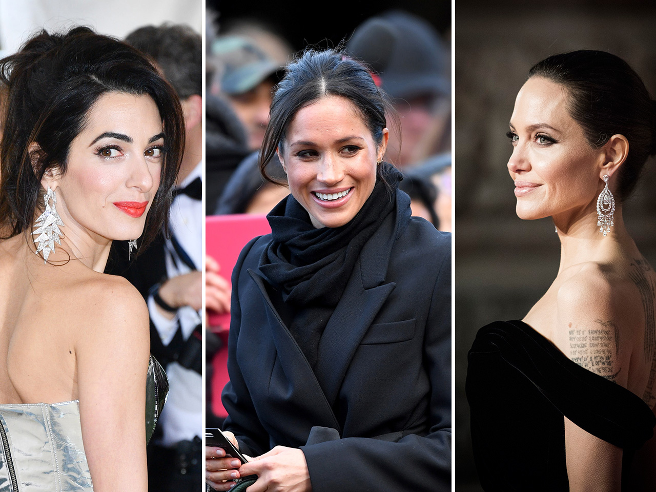 Are Amal Clooney And Angelina Jolie Feuding Over Meghan Markle