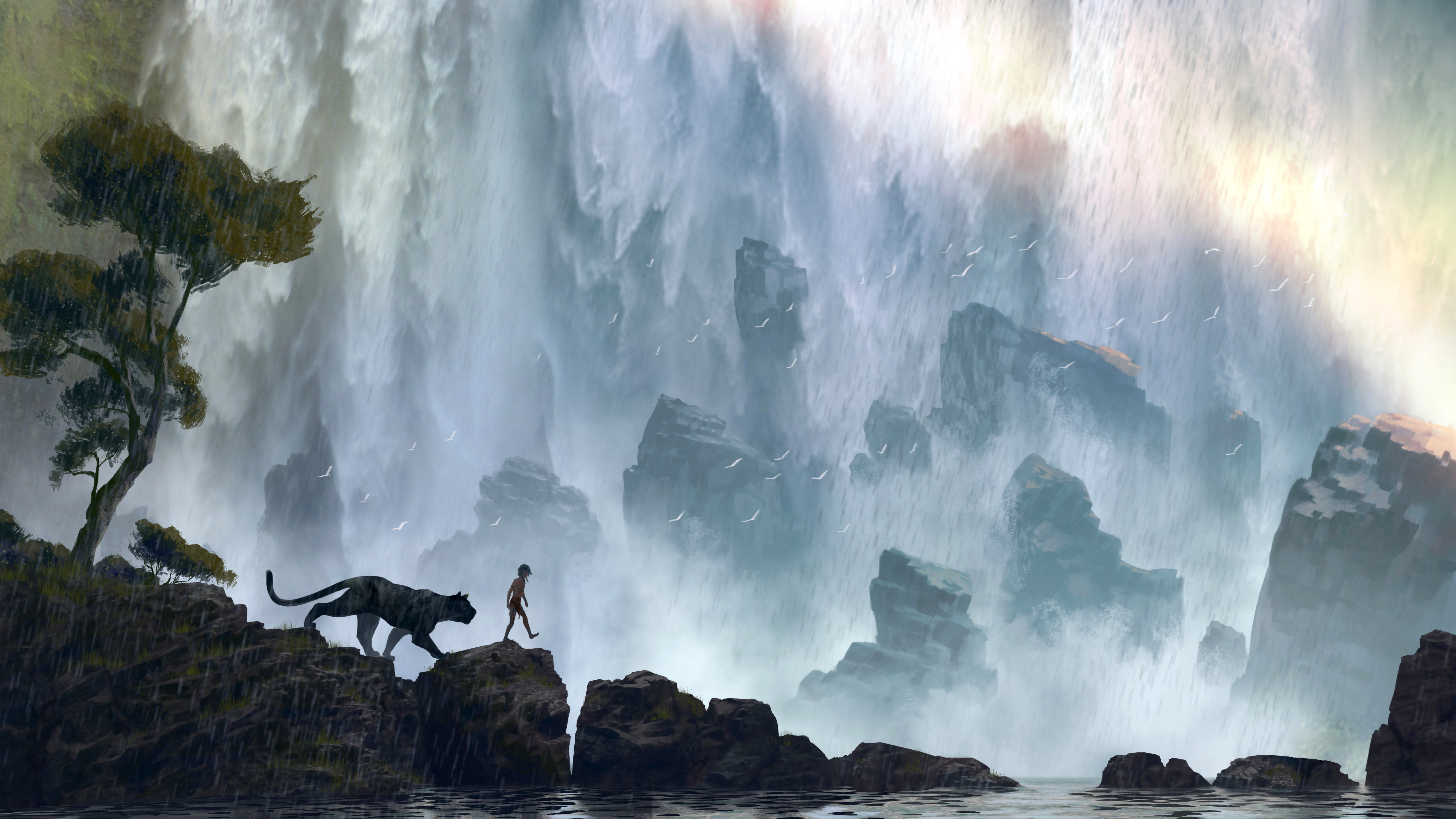 The Jungle Book 2016 4k Ultra HD Wallpaper Background Image