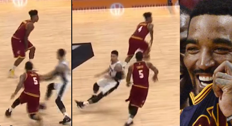Jr Smith Breaks Danny Green S Ankles Without The Ball
