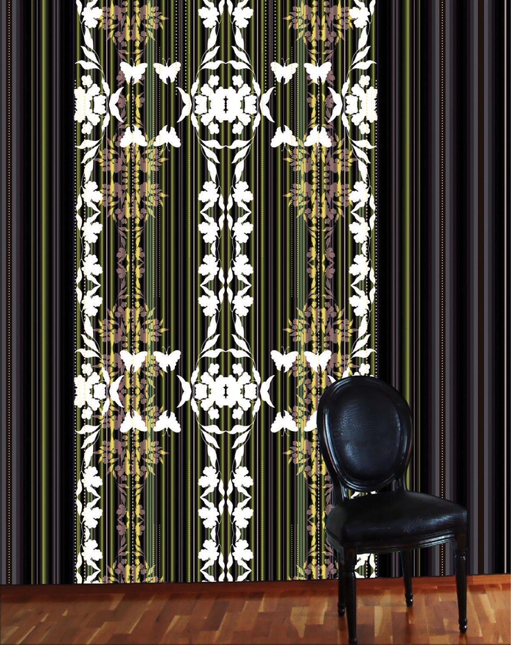 Night Curtain Led Wallpaper By Meystyle