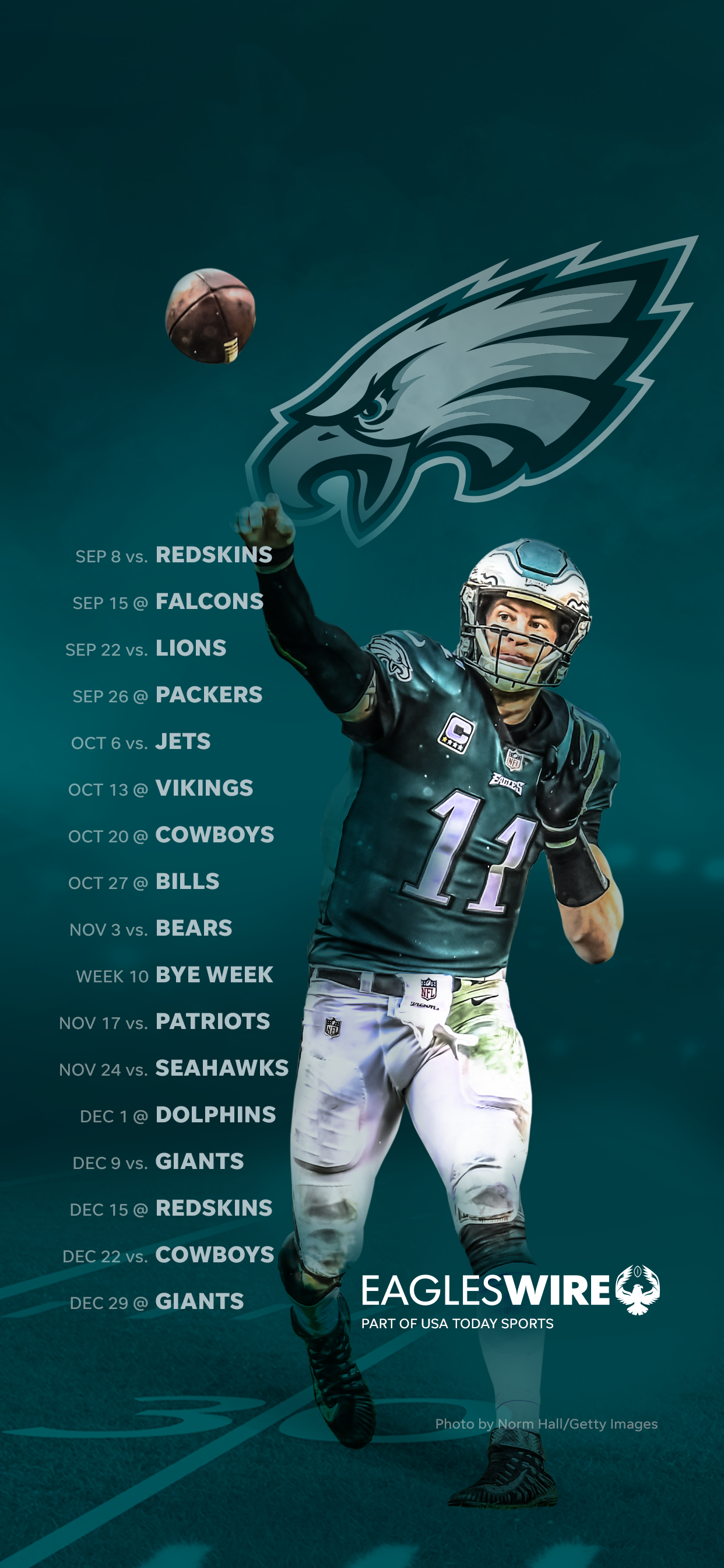 Philadelphia Eagles Schedule Able Wallpaper