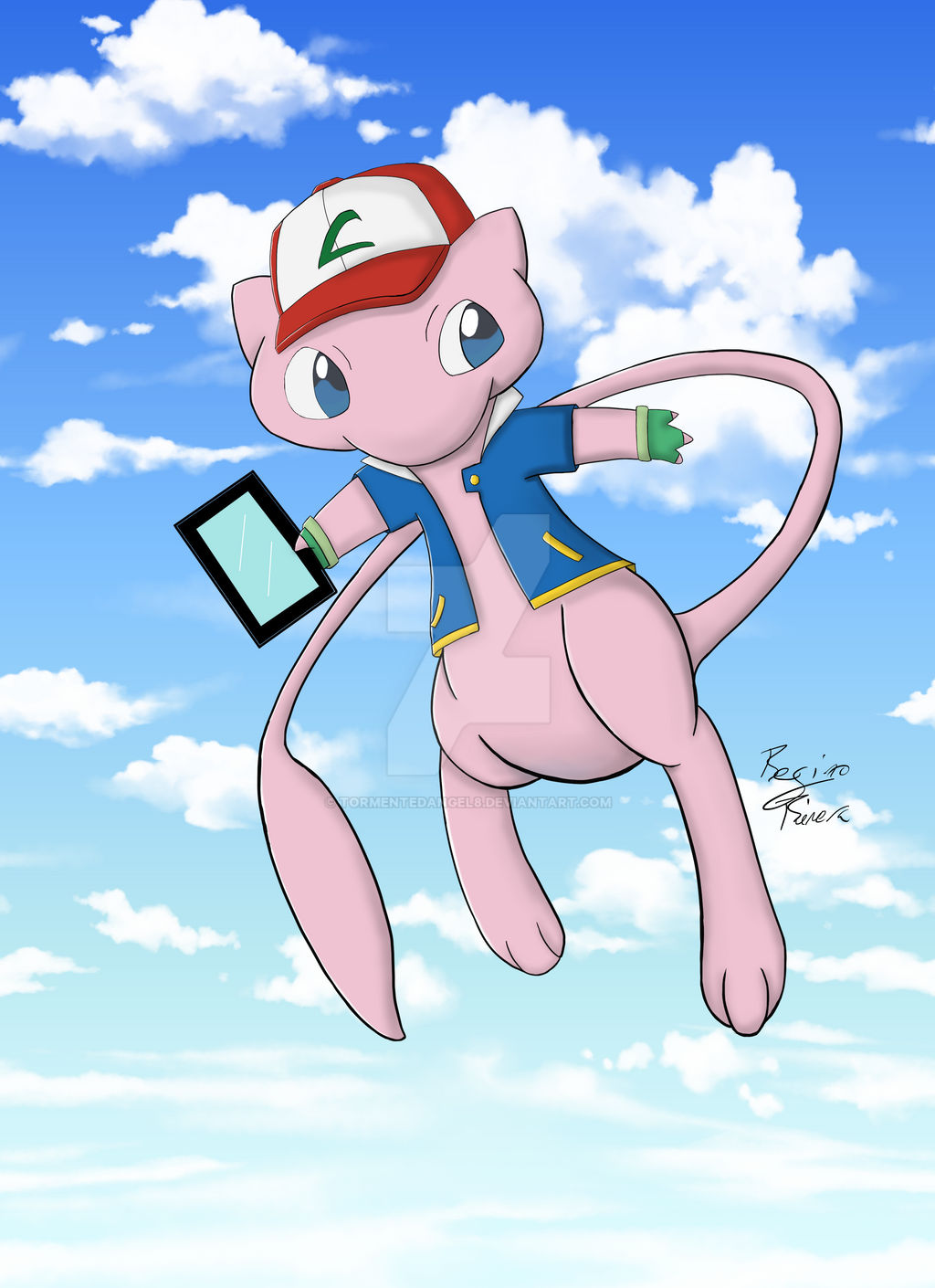 Pokemon Mew Fan Art By Tormentedangel8 Dal7yuv Full Wallpaper