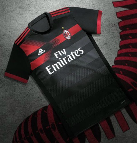 Black Milan Shirt New Ac Third Jersey