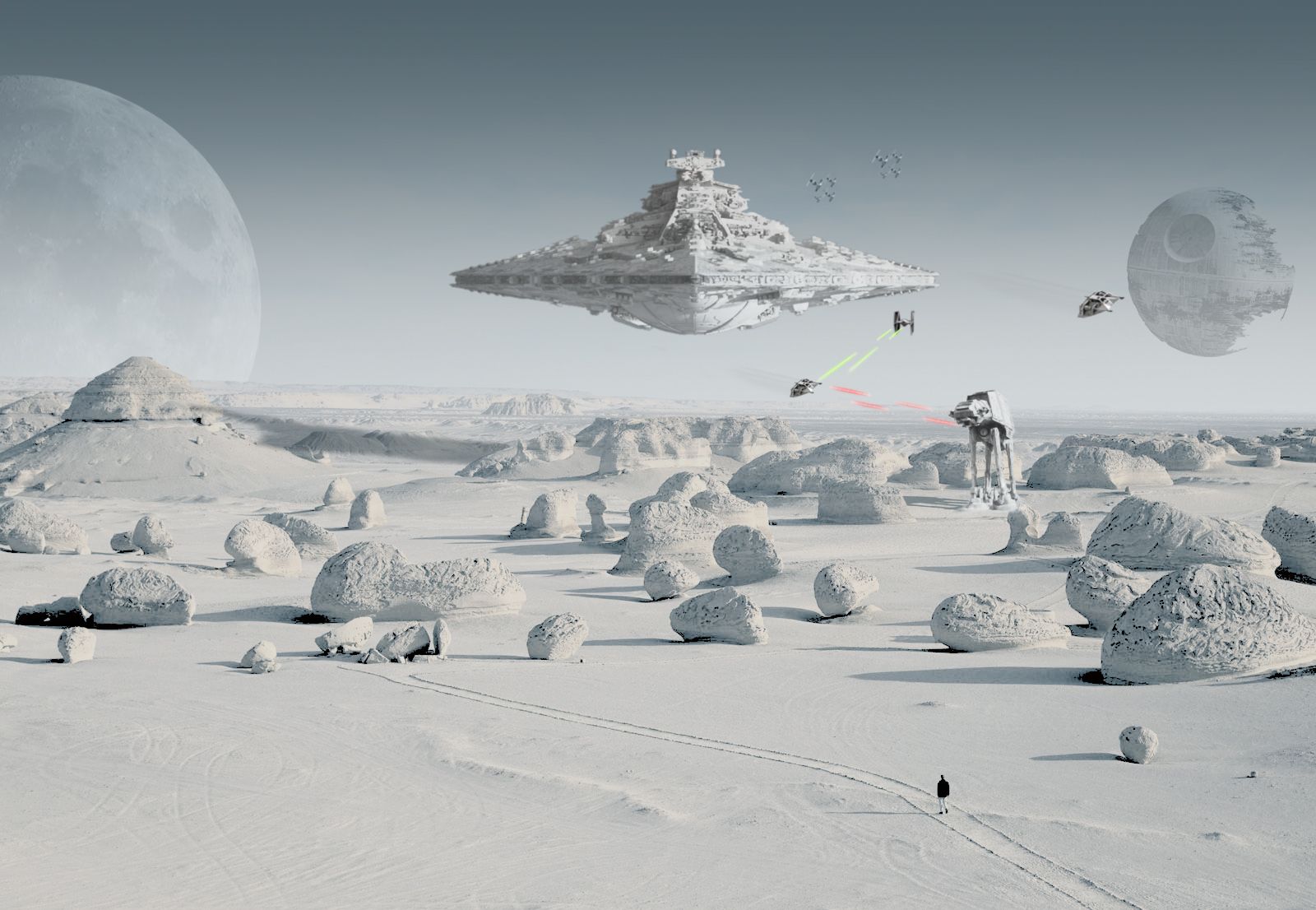 Hoth Pla Snowy Backdrop Star Wars Options January In