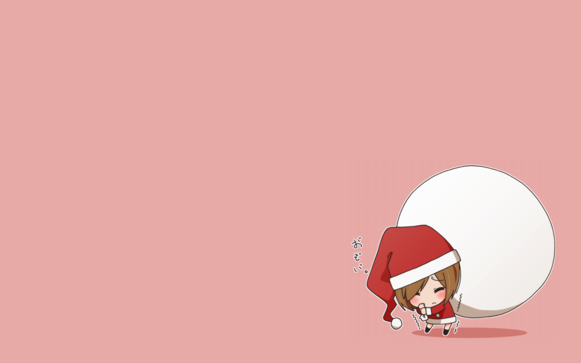 Anime Chibi Christmas wallpaper