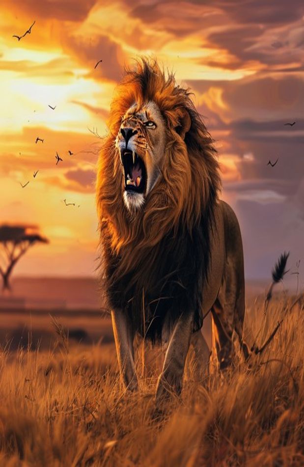 Lion Roar Wallpaper