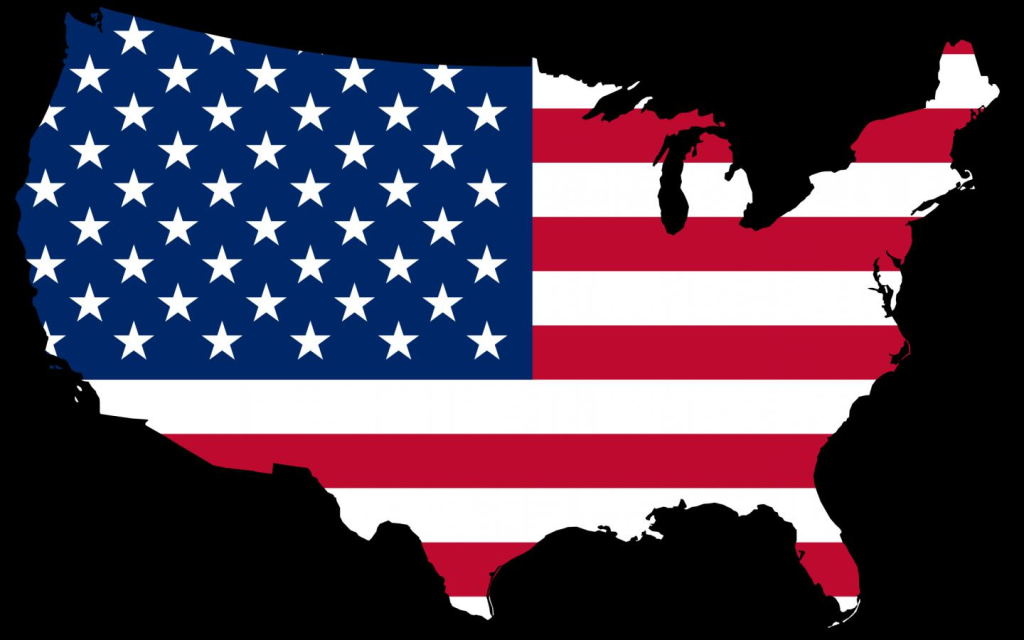 Usa Map Flag Vector Image True Of HD Wallpaper Clip