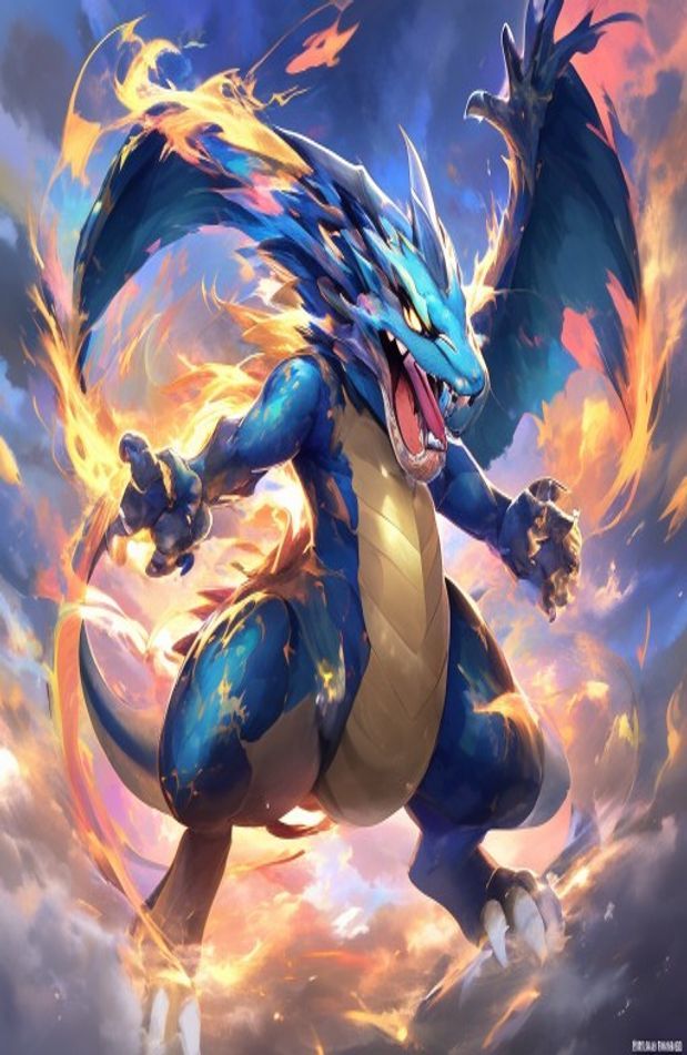 Pokemon Mega Charizard X Wallpaper
