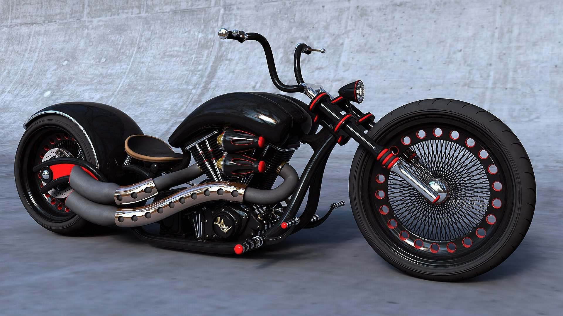 Cool Chopper Wallpaper Black Motorcycle Goodwp Motorcycles Pictures